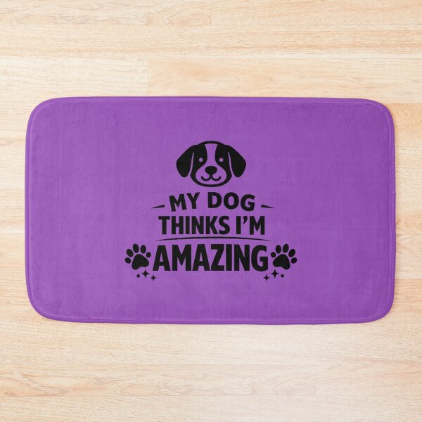 Item preview, My Dog Thinks I’m Amazing. Minimalist Dog Lover Design. Funny Dog Quote designed and sold by DesignHouse07.