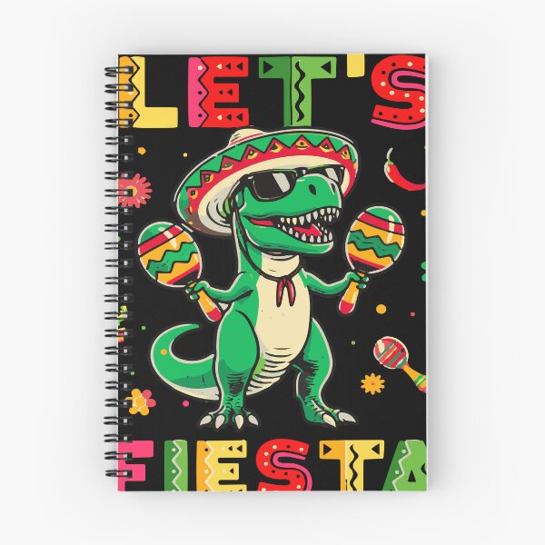 Item preview, Let's Fiesta Dinosaur Cinco De Mayo Boys Kids Mexican Party T-Shirt designed and sold by Mega Foo.