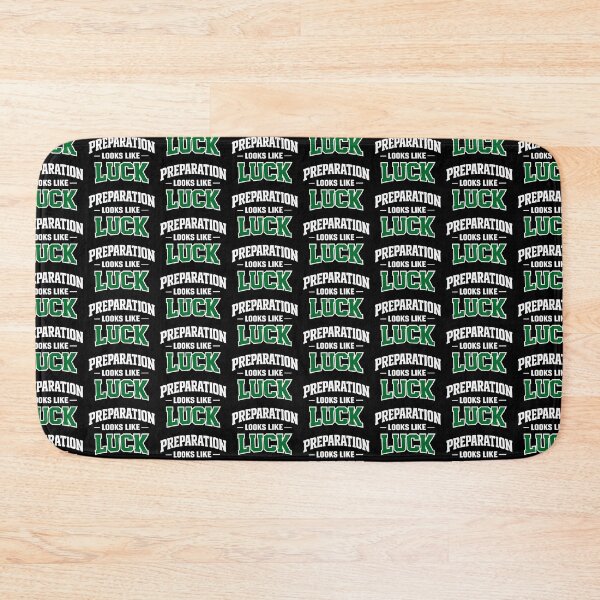 Item preview, Luck Looks Like Preparation St Patricks Day Motivational Quote designed and sold by TeeTimeTreasure.