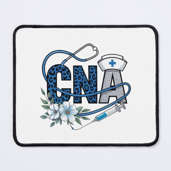 Item preview, Certified Nursing Assistant - Blue Leopard Design designed and sold by Peter Stawicki.