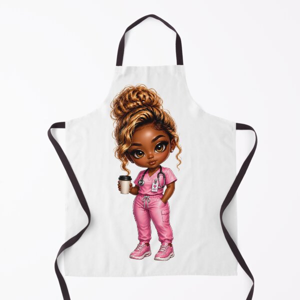 Item preview, Black Nurse Chibi Style  designed and sold by MoonSpeaksTV.