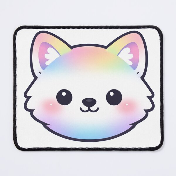 Item preview, Pastel Rainbow Kawaii Fox  designed and sold by Owcomm.