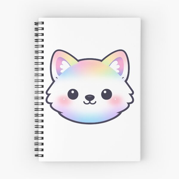 Item preview, Pastel Rainbow Kawaii Fox  designed and sold by Owcomm.