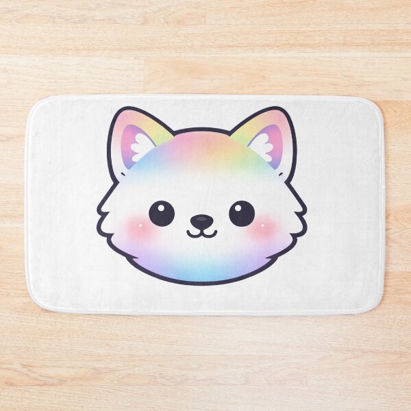 Item preview, Pastel Rainbow Kawaii Fox  designed and sold by Owcomm.