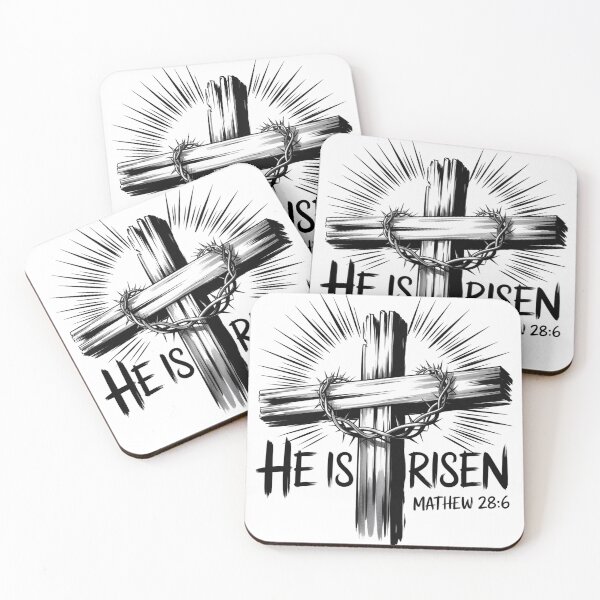 Item preview, Ink Wash Cross with Crown of Thorns Sunrise designed and sold by Bloomkept.