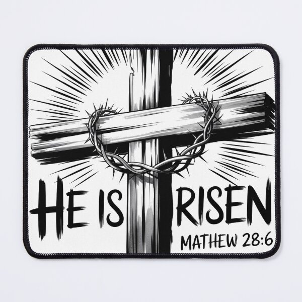 Item preview, Ink Wash Cross with Crown of Thorns Sunrise designed and sold by Bloomkept.