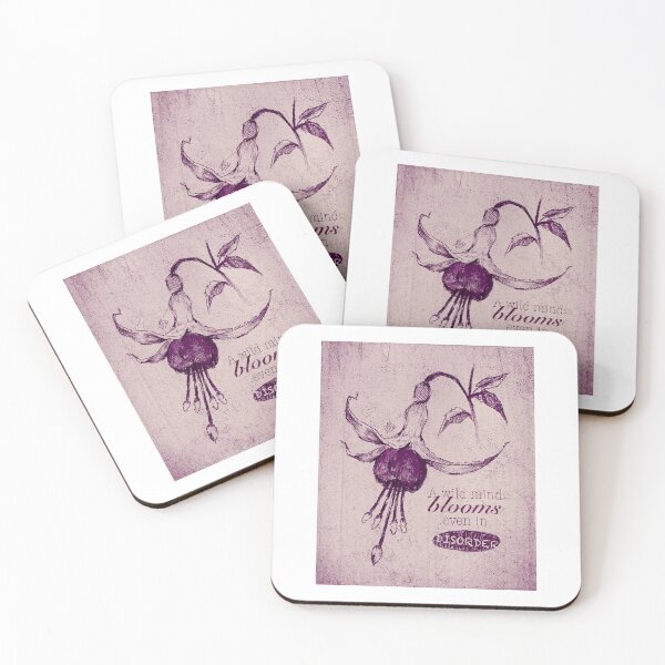 Item preview, BLOOMING DISORDER VIOLET VINTAGE POSTER designed and sold by melyverso.