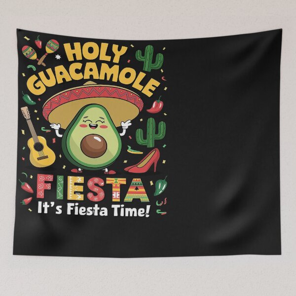 Item preview, Womens Cinco De Mayo Holy Guacamole Fiesta Time  designed and sold by VinhSinh.