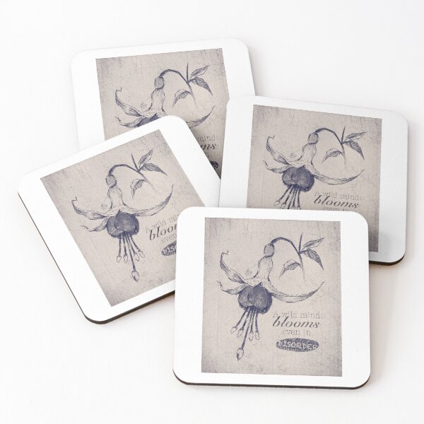 Item preview, BLOOMING DISORDER SEPIA PLUM POSTER designed and sold by melyverso.