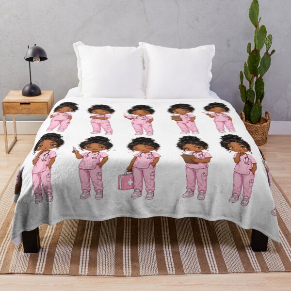 Item preview, Black Chibi Nurse | Pastel Medical Graphics designed and sold by MoonSpeaksTV.