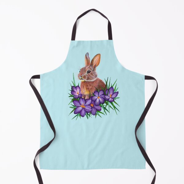 Item preview, Fuzzy Bunny in a Field of Purple Flowers designed and sold by GDiEDesigns.