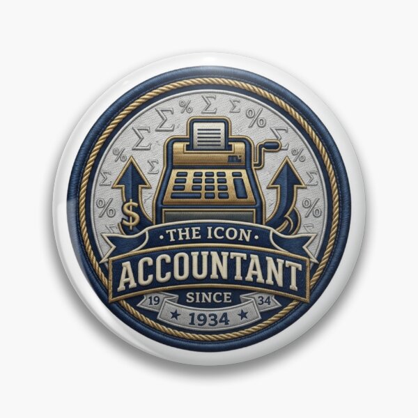 Item preview, The Icon Accountant designed and sold by Psychlee Best Finds.