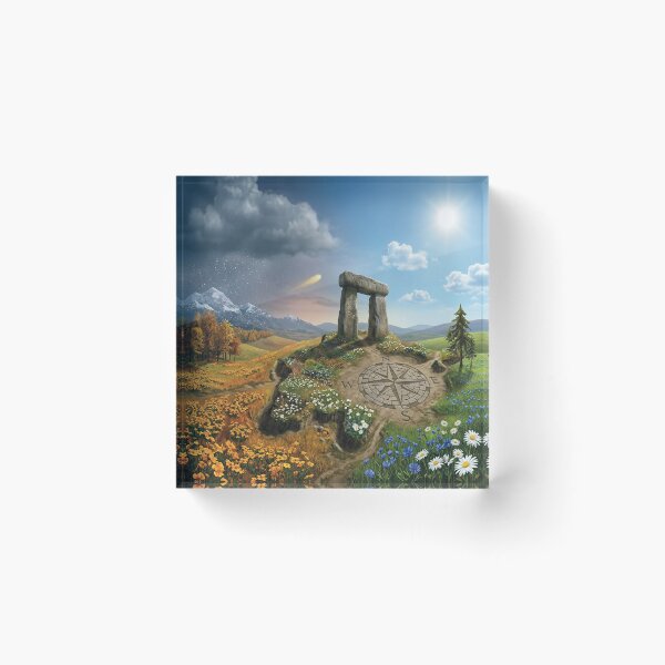 Item preview, Stonehenge Seasons designed and sold by Karen Persephone .