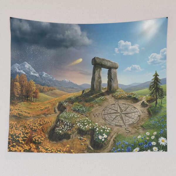 Item preview, Stonehenge Seasons designed and sold by Karen Persephone .