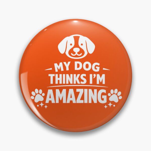 Item preview, My Dog Thinks I’m Amazing. Minimalist Dog Lover Design. Funny Dog Quote designed and sold by DesignHouse07.