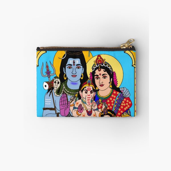 Item preview, Mahadev Parvati Spiritual Art – Hindu Divine Love Illustration designed and sold by Harshit_Digital_Arts.
