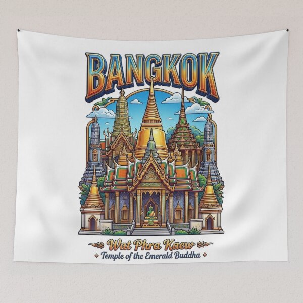 Item preview, BANGKOK WAT PHRA KAEW TEMPLE OF THE EMERALD BUDDHA designed and sold by likbatonboot.