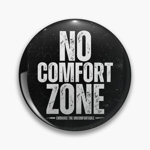 Item preview, No Comfort Zone Bold Motivation Typography Design designed and sold by DarioTactical.