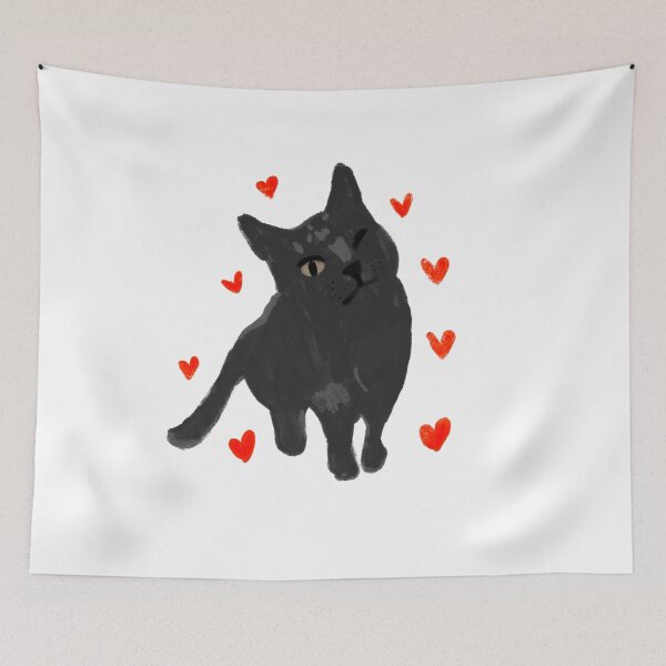 Item preview, Apple the Gray Cat designed and sold by ella's stickers :).