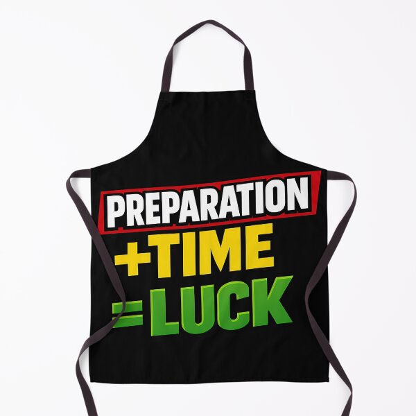 Item preview, Preparation Plus Time Equals Luck Motivational Quote Design designed and sold by TeeTimeTreasure.