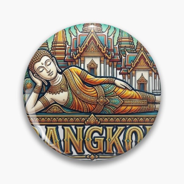 Item preview, BANGKOK WAT PHO THE RECLINING BUDDHA designed and sold by likbatonboot.