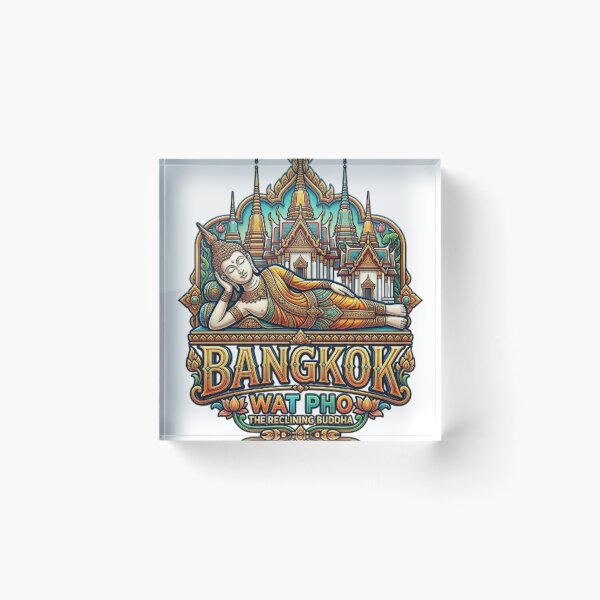 Item preview, BANGKOK WAT PHO THE RECLINING BUDDHA designed and sold by likbatonboot.