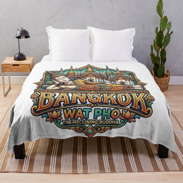 Item preview, BANGKOK WAT PHO THE RECLINING BUDDHA designed and sold by likbatonboot.
