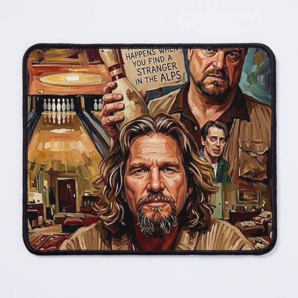 Item preview, The Dude & Walter: Broadstroke Bowling Alley Art designed and sold by Art's Diner.