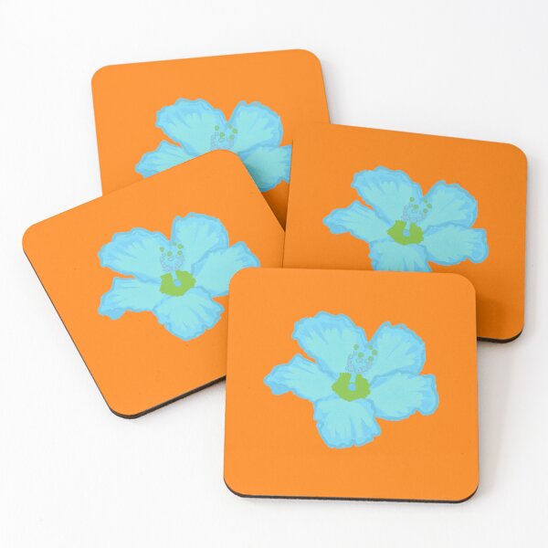 Item preview, Light Blue Hibiscus tropical beachy designed and sold by DaisyLemon.