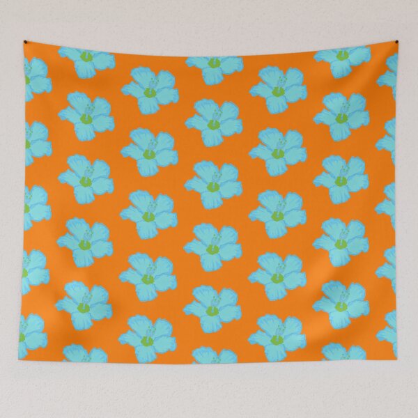 Item preview, Light Blue Hibiscus tropical beachy designed and sold by DaisyLemon.