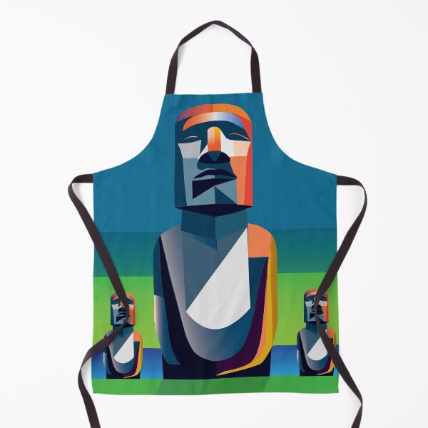 Item preview, Easter Island - Chile Moai Statues designed and sold by ASKEW GRAPHICS.
