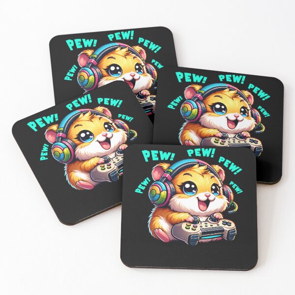 Item preview, Funny Hamster Gamer Videogame Pew Gaming Zoo Boys Girls Kids designed and sold by rafaeltto.