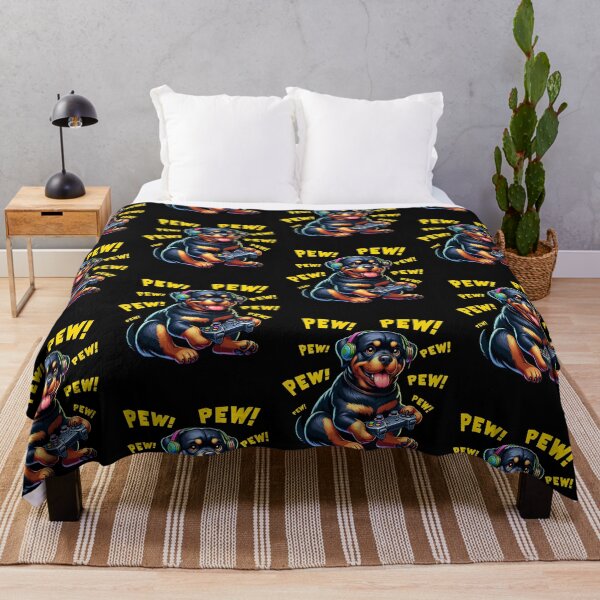 Item preview, Funny Rottweiler Dog Gamer Videogame Pew Gaming Mom Dad Kids designed and sold by rafaeltto.