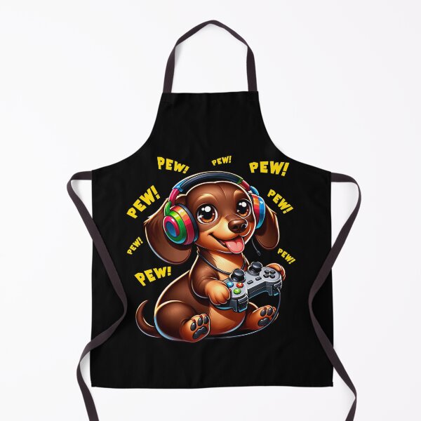 Item preview, Funny Dachshund Doxie Dog Gamer Videogame Pew Gaming Mom Dad Kids designed and sold by rafaeltto.