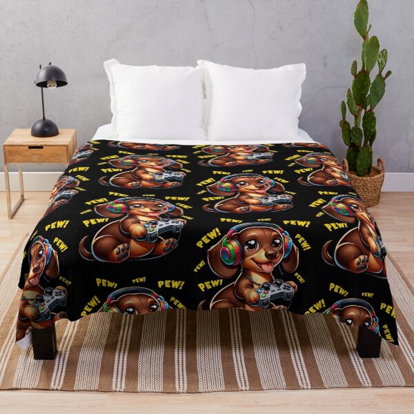 Item preview, Funny Dachshund Doxie Dog Gamer Videogame Pew Gaming Mom Dad Kids designed and sold by rafaeltto.