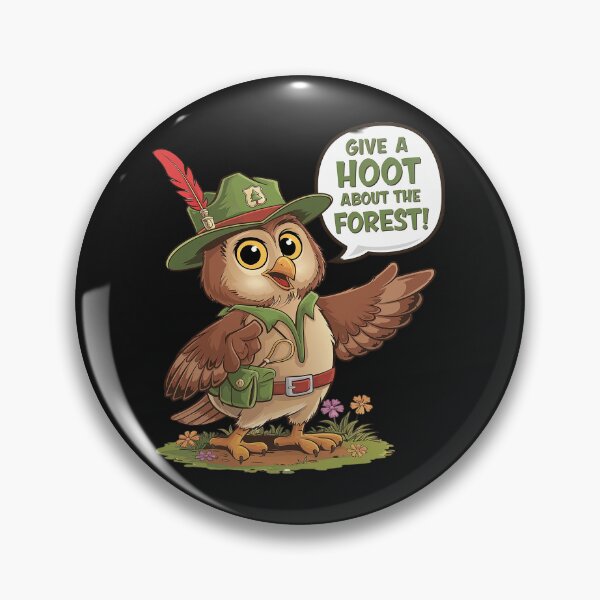Item preview, Woodsy Owl Give a Hoot About the Forest Arbor Day Earth Day designed and sold by ReefNight.
