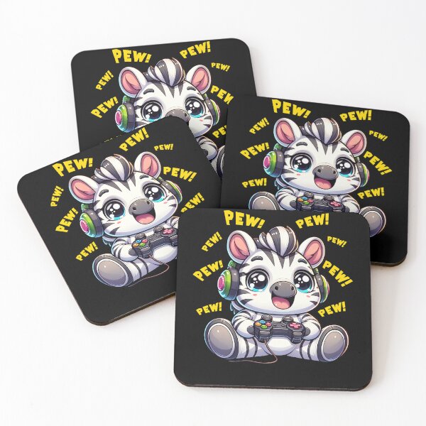 Item preview, Funny Zebra Gamer Videogame Pew Gaming Zoo Boys Girls Kids designed and sold by rafaeltto.