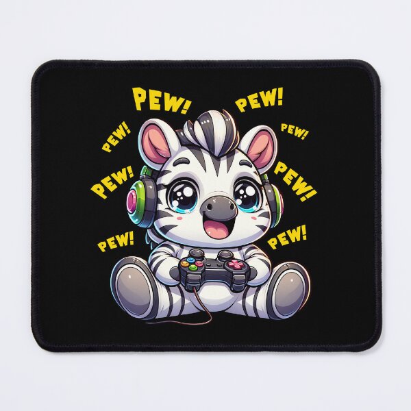 Item preview, Funny Zebra Gamer Videogame Pew Gaming Zoo Boys Girls Kids designed and sold by rafaeltto.