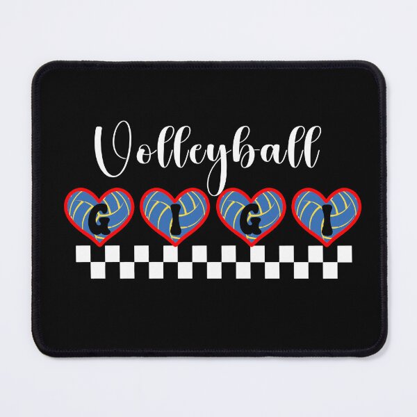 Item preview, Volleyball Mom Heart Checkered Graphic designed and sold by TinaMDedrick.