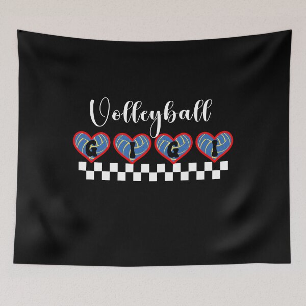 Item preview, Volleyball Mom Heart Checkered Graphic designed and sold by TinaMDedrick.