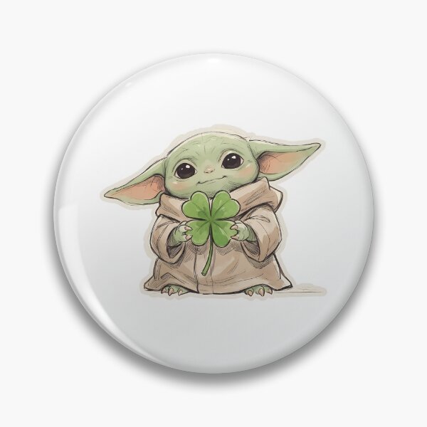 Item preview, BABY YODA CLOVER designed and sold by LIS AND MELIVERSO.