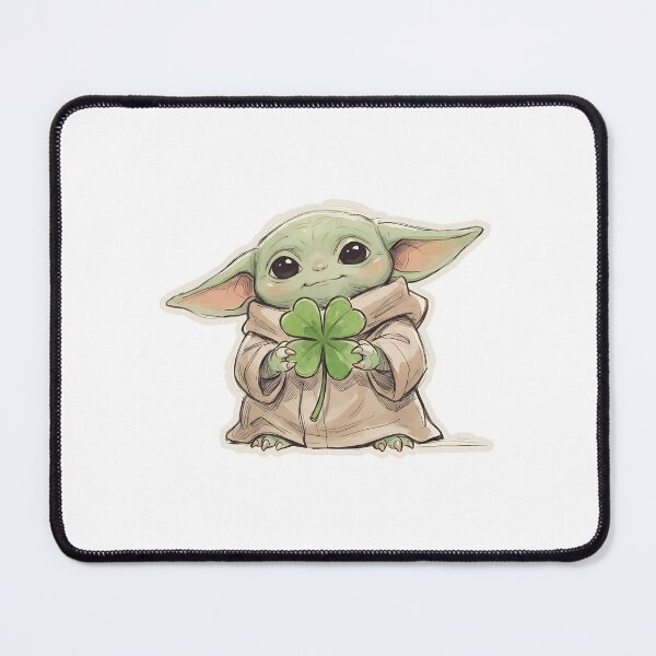 Item preview, BABY YODA CLOVER designed and sold by LIS AND MELIVERSO.