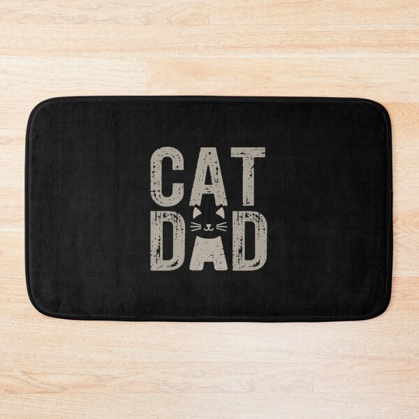 Item preview, Worlds Best cat dad ever vintage cat dad father day men designed and sold by ReefNight.