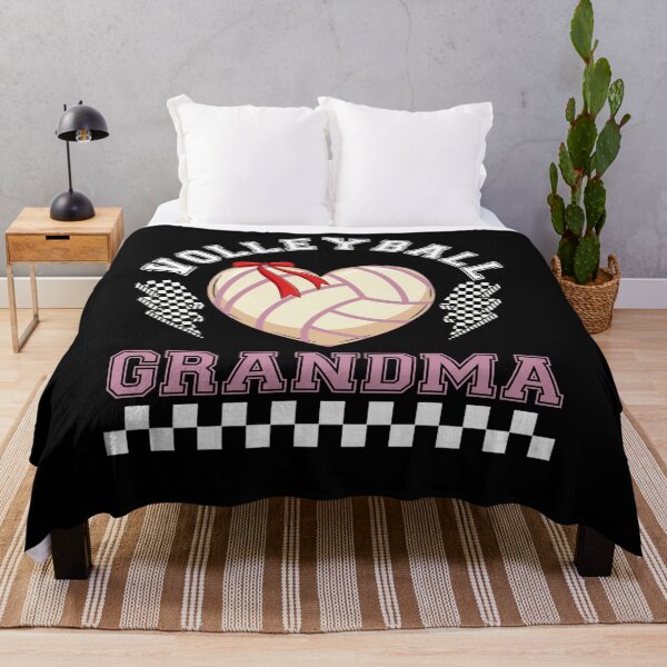 Item preview, Volleyball Grandma Heart Bow Checkered designed and sold by TinaMDedrick.