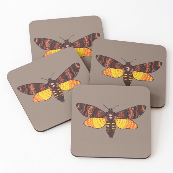 Item preview, Colorful Deaths Head Hawkmoth Mandala designed and sold by GDiEDesigns.