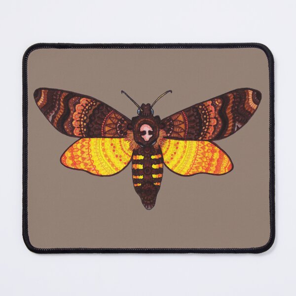 Item preview, Colorful Deaths Head Hawkmoth Mandala designed and sold by GDiEDesigns.