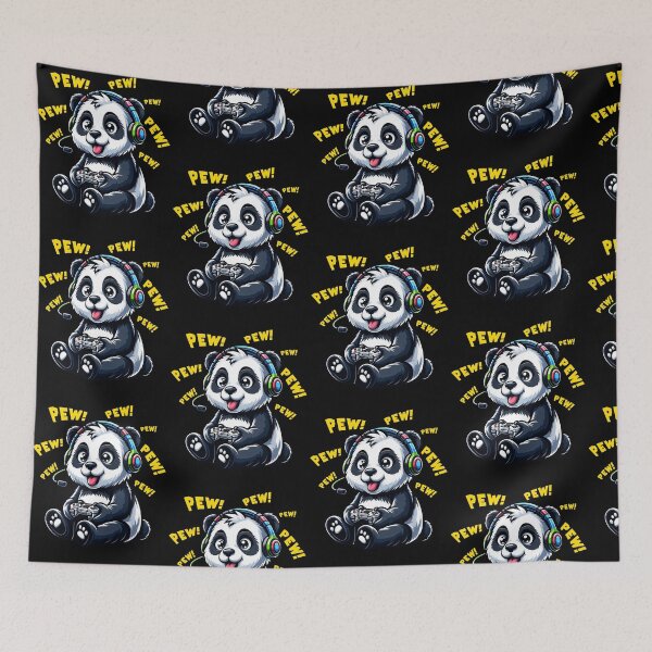 Item preview, Funny Panda Gamer Videogame Pew Gaming Zoo Boys Girls Kids designed and sold by rafaeltto.