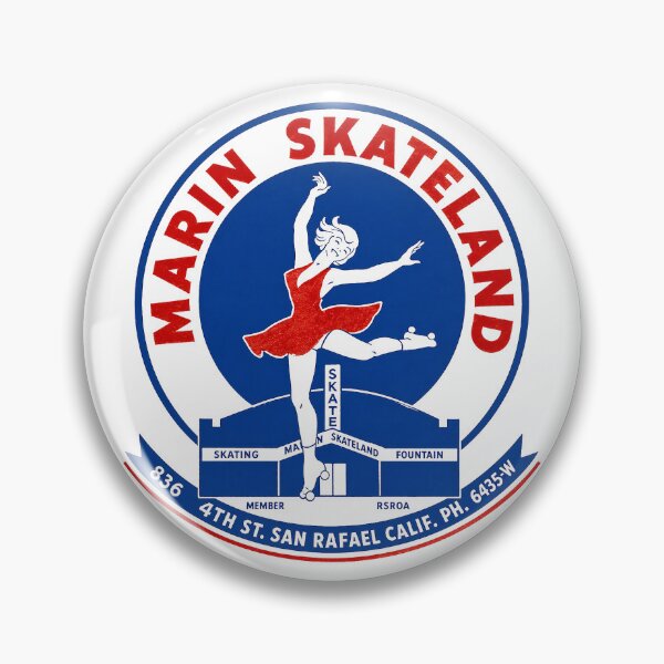 Item preview, Marin Skateland San Rafael California Roller Skating Rink Sticker Decal Label designed and sold by tislord.