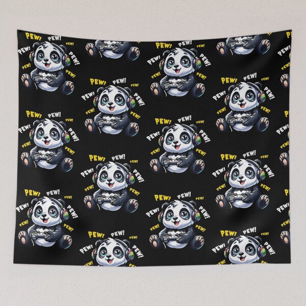 Item preview, Funny Panda Gamer Videogame Pew Gaming Zoo Boys Girls Kids designed and sold by rafaeltto.