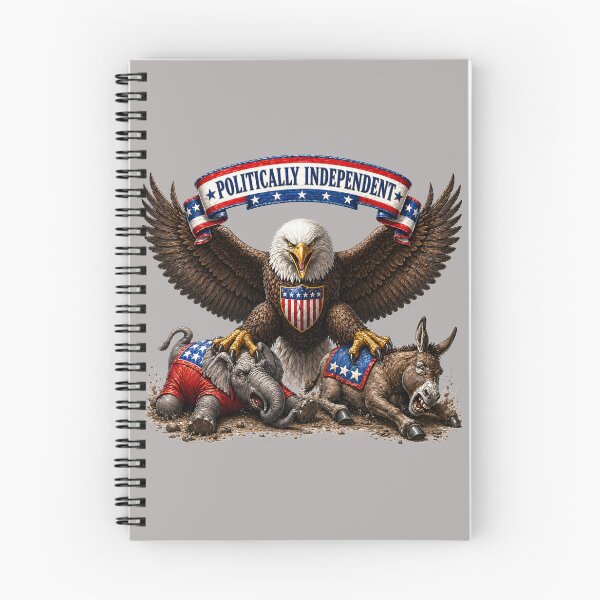 Item preview, Politically Independent Eagle Design. Nonpartisan U.S. Politics Art for Stickers & Home Décor designed and sold by shorethings.
